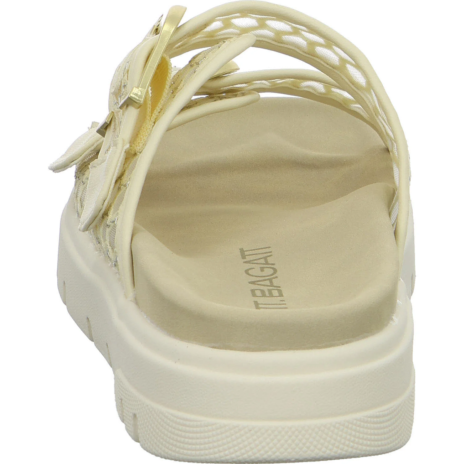 TT.Bagatt Damen Pantoletten D31AK7966950-5251 D31AK7966950 beige/gold normal