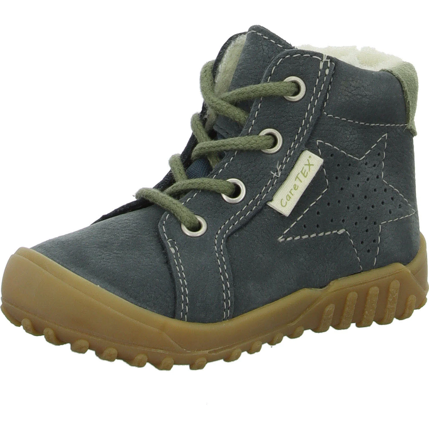 Element 2 von 8 (Bild) – Ricosta Kinder Schnürstiefel 50 3300303/140 Denny space/grün WMS weit