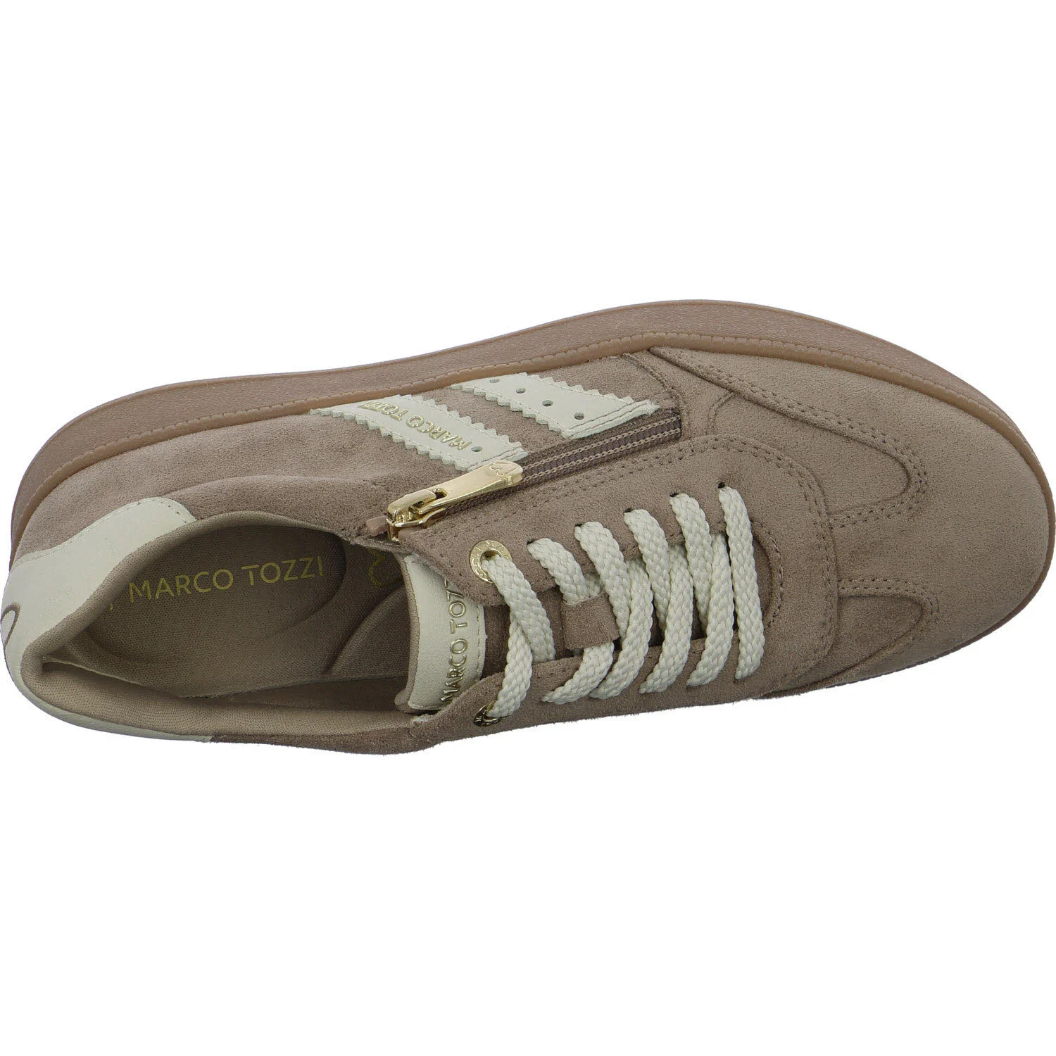 Marco Tozzi Damen Schnürschuhe 2-23716-47/470 2-23716-47 tan comb normal