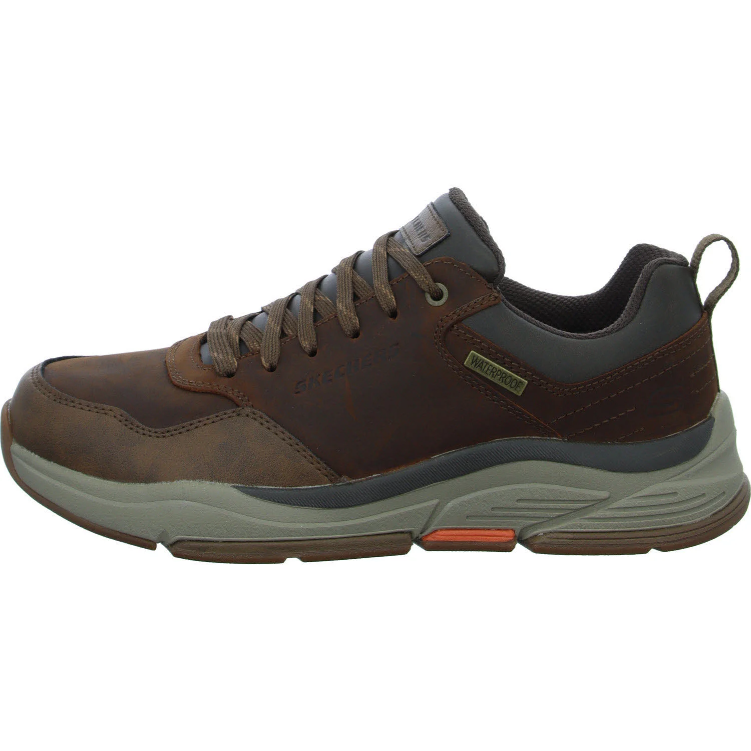 Element 6 von 8 (Bild) – Skechers Herren Schnürschuhe 210021 CDB Benago - Hombre dark brown normal