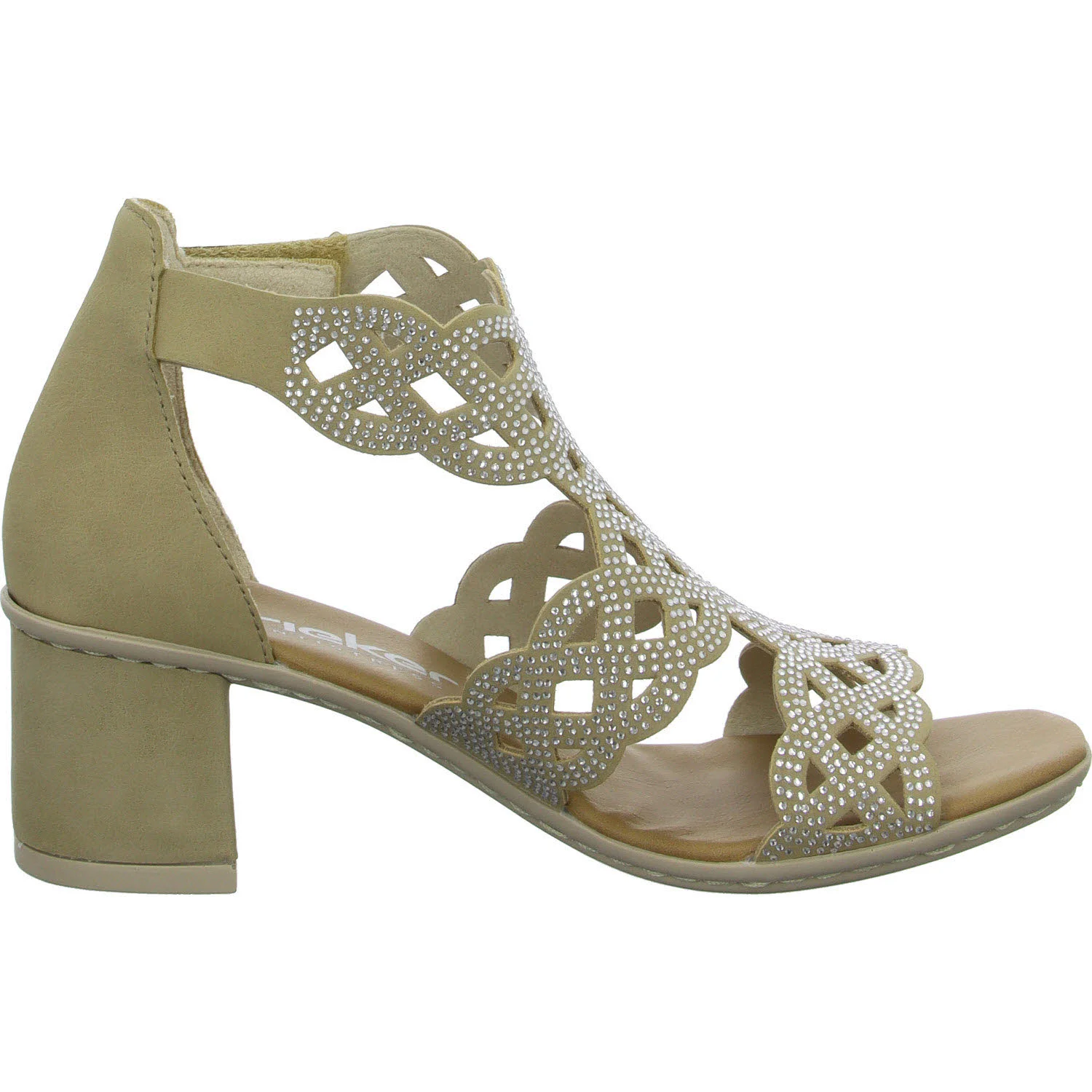 Rieker Damen Sandalen 64773-61 64773 porzellan F (normal)