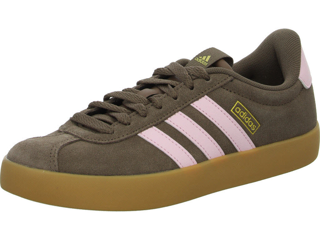 Adidas Damen Schnürschuhe IH6516/000 VL COURT 3.0 earth strata/clear pink/gold met. normal