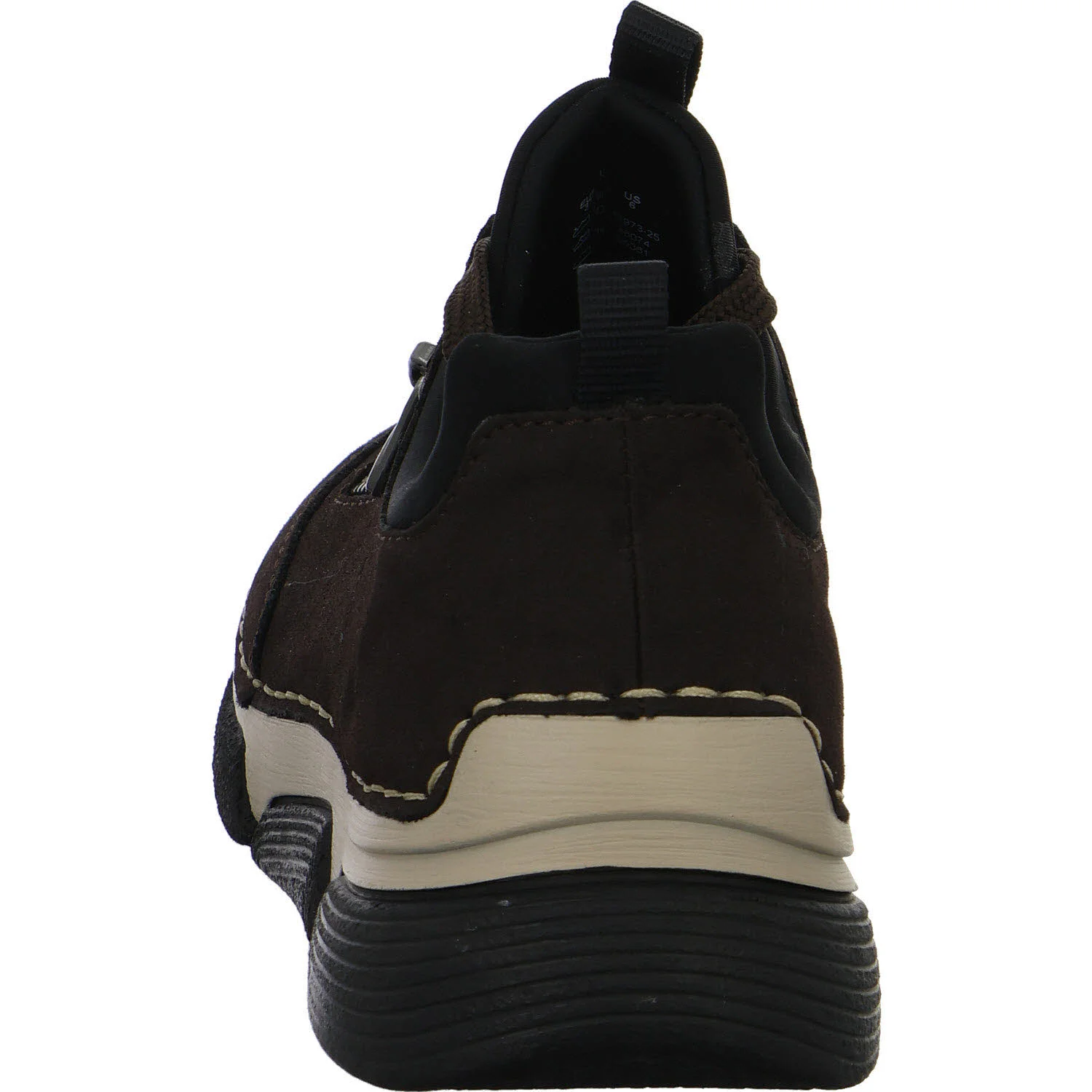 Rieker Damen Slipper 45973-25 45973 nougat/schwarz F 1/2 (normal)