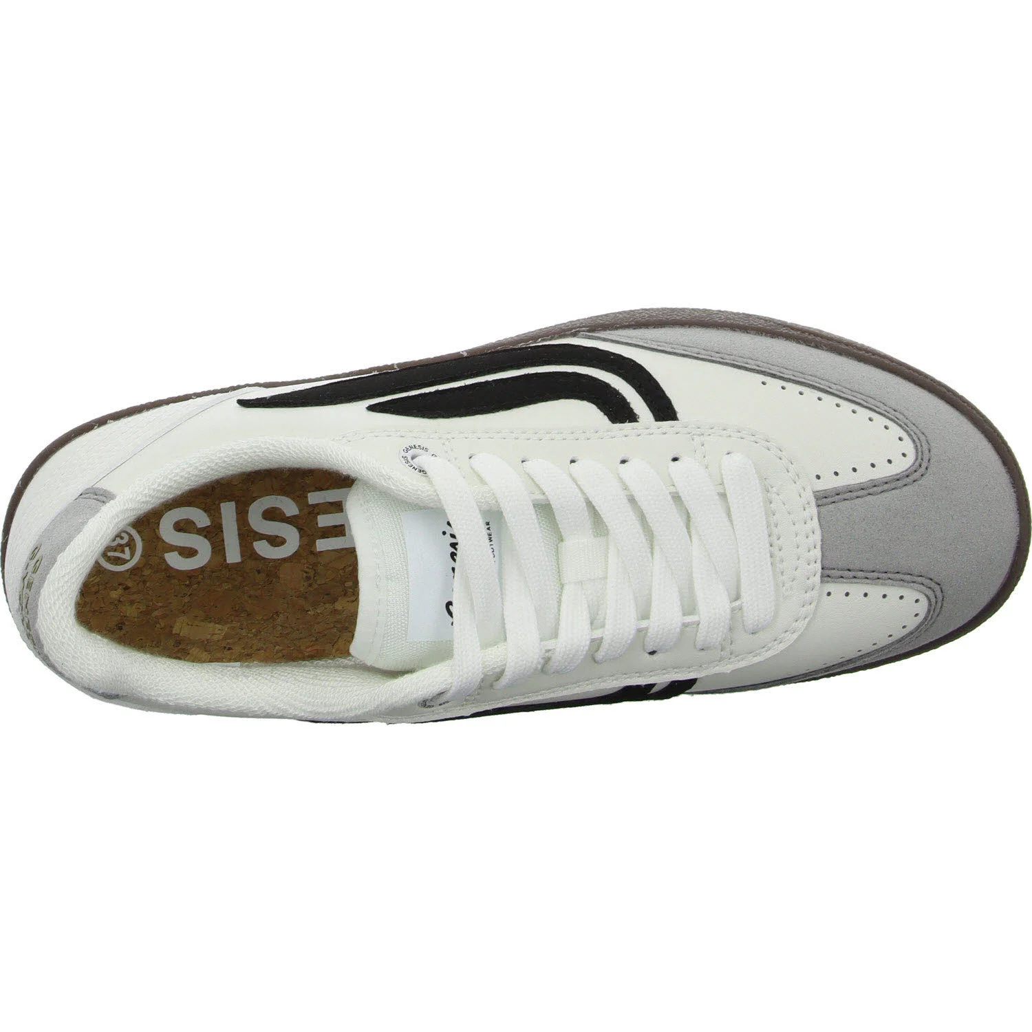 Genesis Herren Schnürschuhe 1005278 G-Volley Sugar Corn white/black/deep gum normal