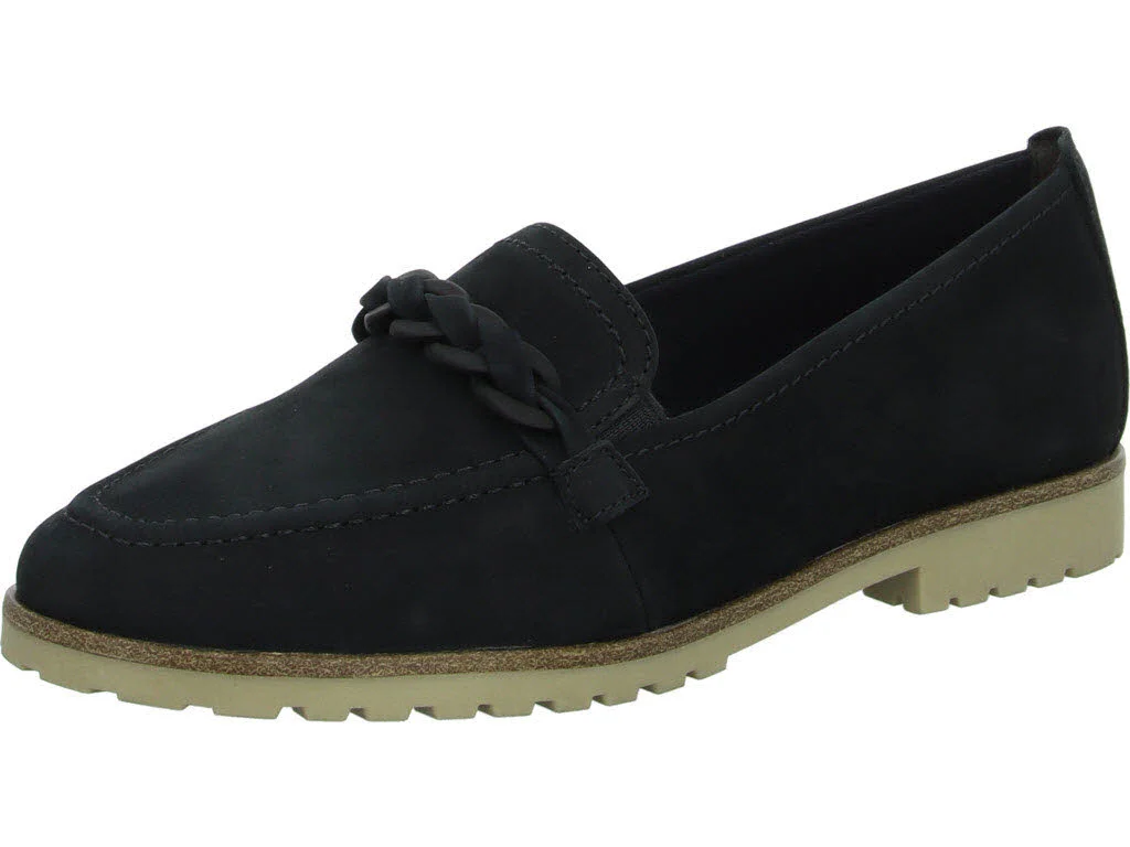 Element 1 von 8 (Bild) – Tamaris Damen Slipper 1-24200-42/805 1-24200-42 navy normal