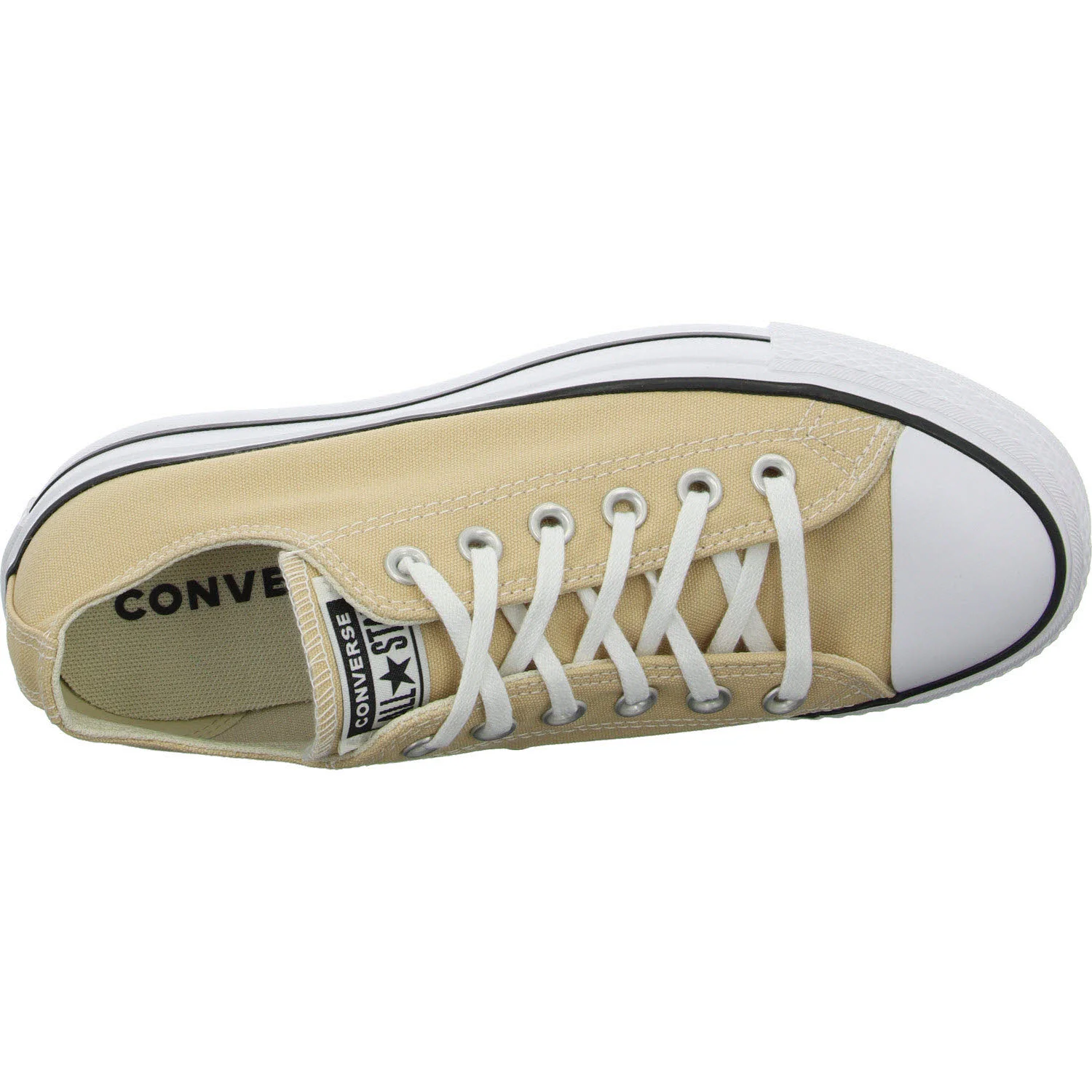Converse Damen Schnürschuhe A11877C/248 CTAS Lift OX coastal dune/white/black normal