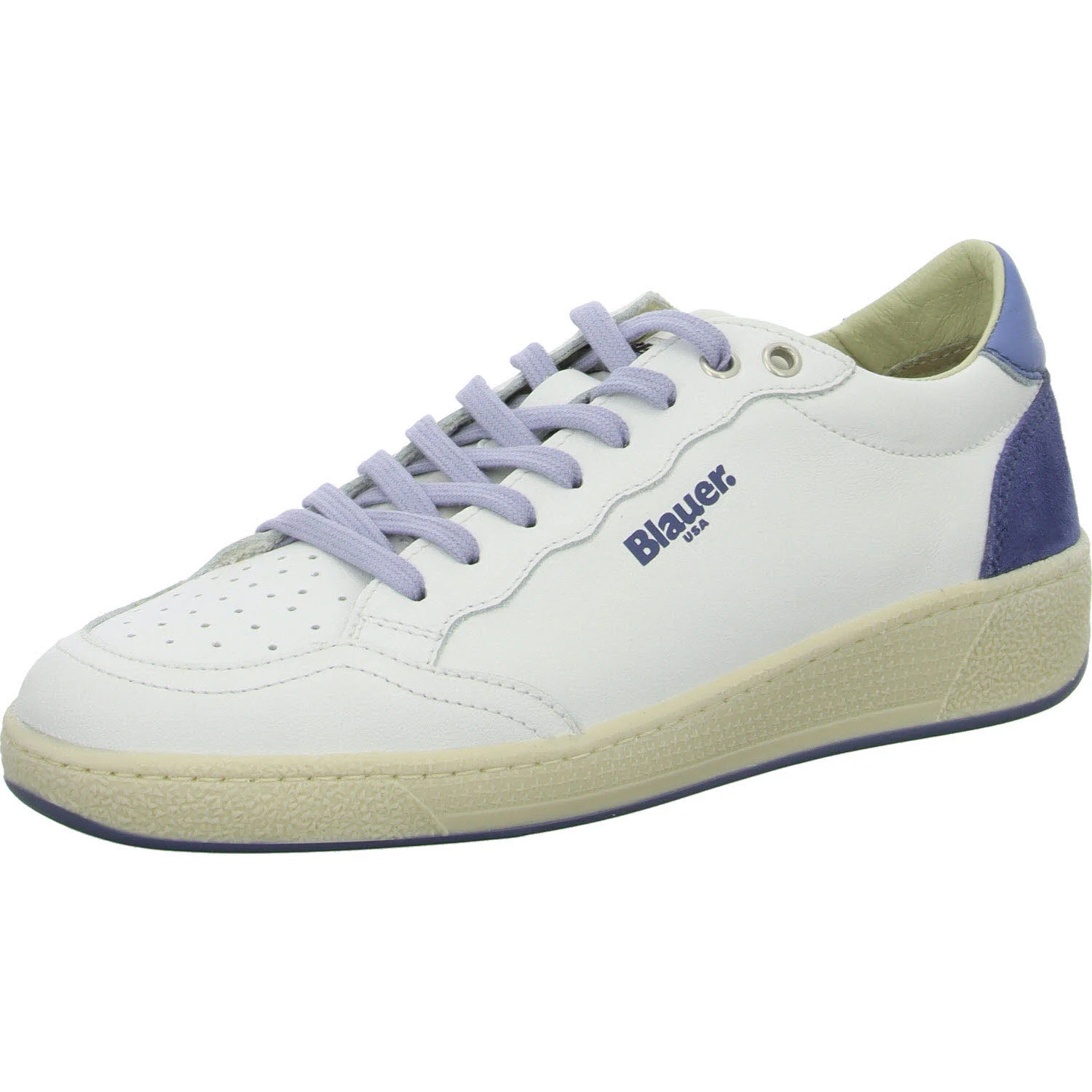 Blauer Damen Schnürschuhe S5OLYMPIA01/LEC OLYMPIA white/avio normal