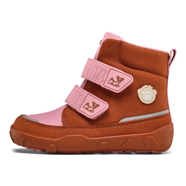 Affenzahn Kinder Winterstiefel 01249-70093 Winterstiefel Vegan Comfy Reh braun,pink normal