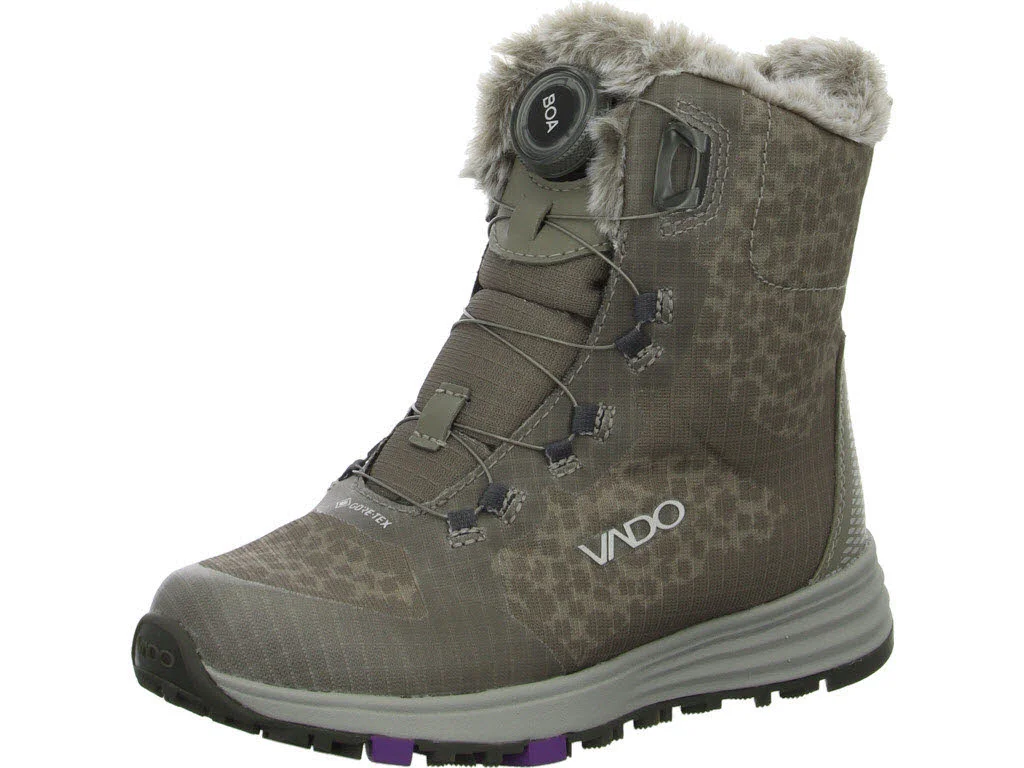 VADO Kinder Winterstiefel 83420-3401/211 SNOW High BOA GTX walnut normal