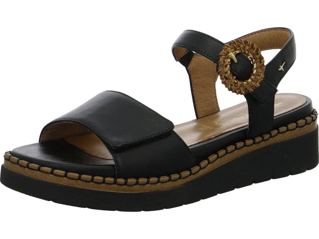 Tamaris Comfort Damen Sandalen 8-88714-46/001 8-88714-46 black weit