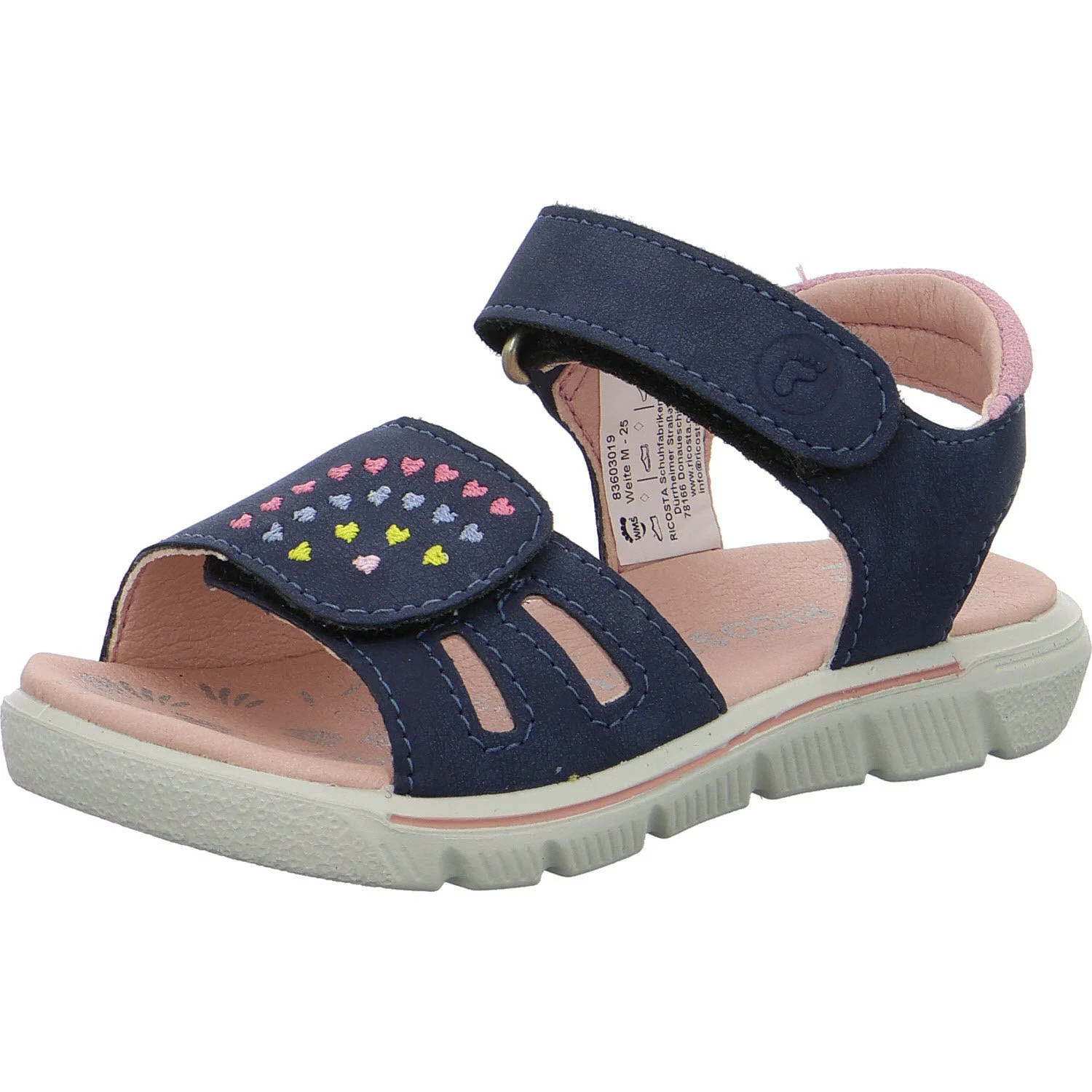 Ricosta Kinder Sandalen 50 7801702/170 Sarah nautic WMS mittel