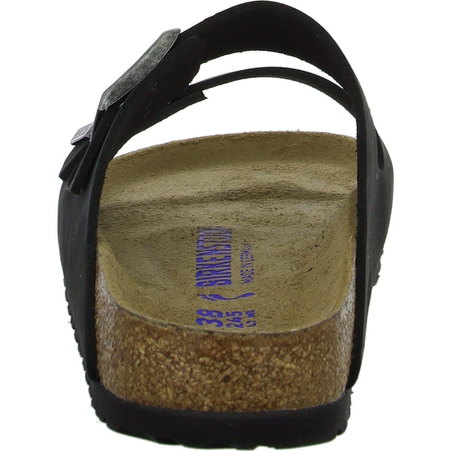 Element 4 von 8 (Bild) – BIRKENSTOCK Pantoletten 1019035 Arizona Soft Footbed black schmal