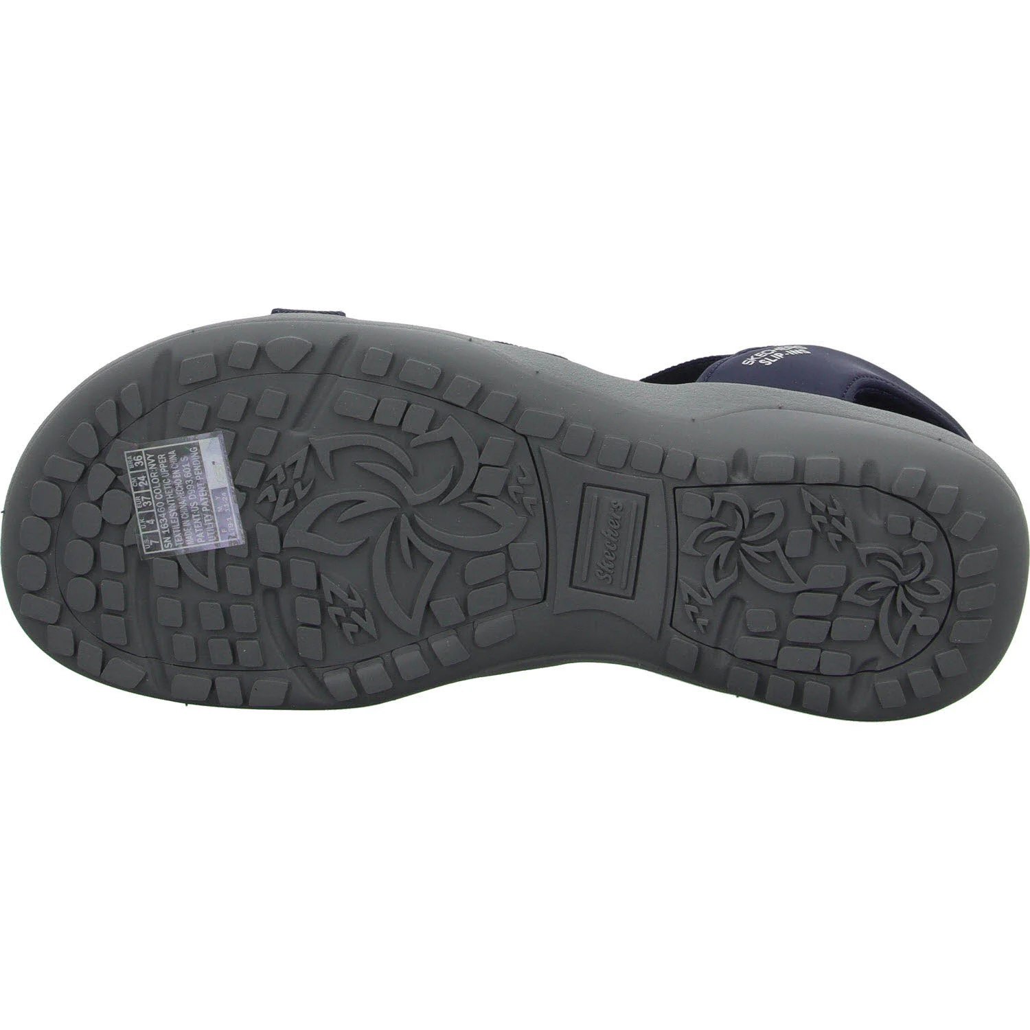 Skechers Damen Sandalen 163460 NVY Reggae Slim - Stretch Flex navy normal