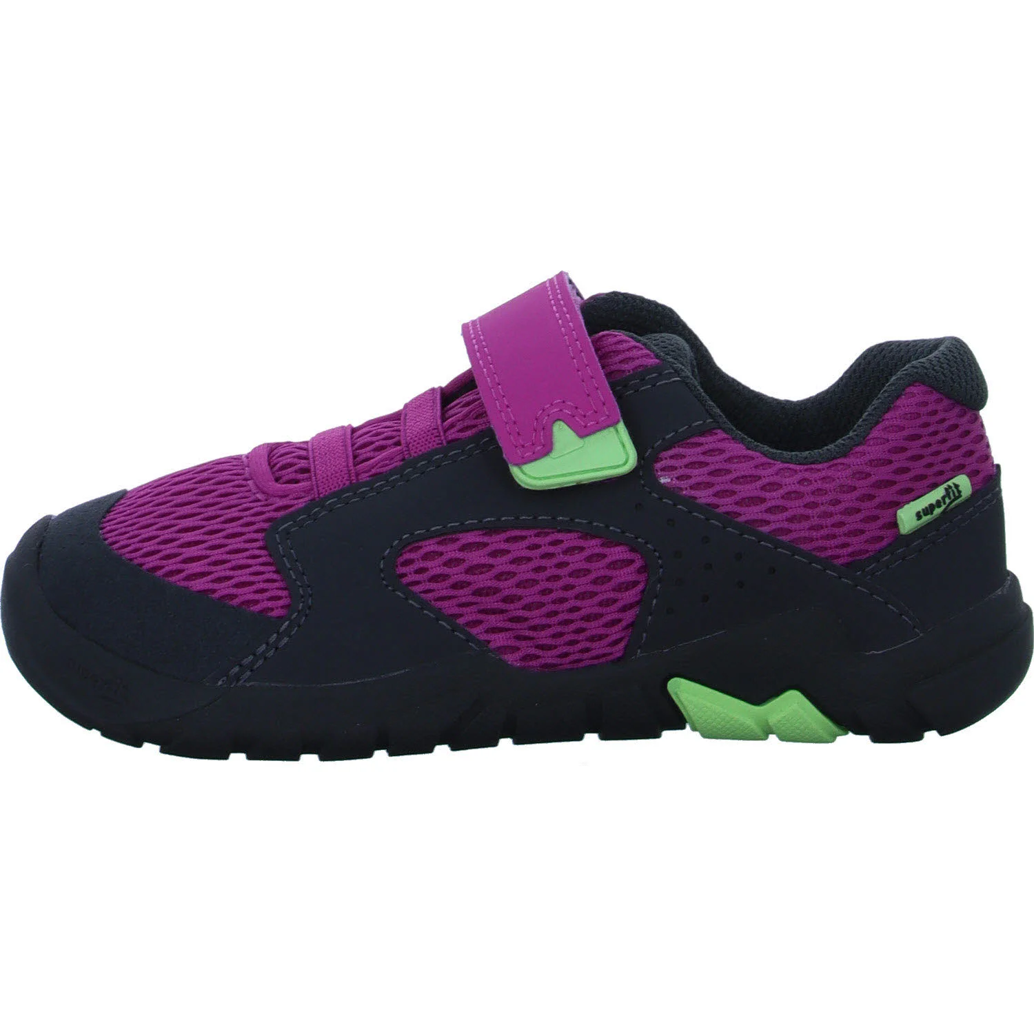 Superfit Kinderschuh zum Schlupfen 1-006030-5500 Trace pink/grau WMS mittel