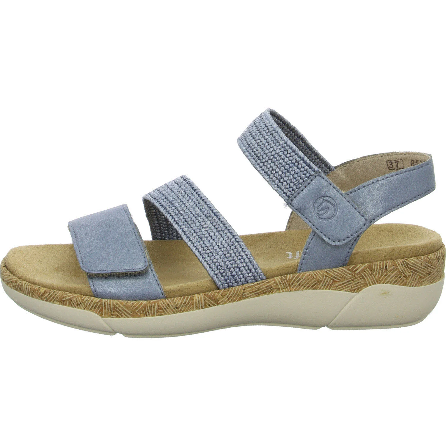 Remonte Damen Sandalen R6861-12 R6861 bleu/ciel F 1/2 (normal)