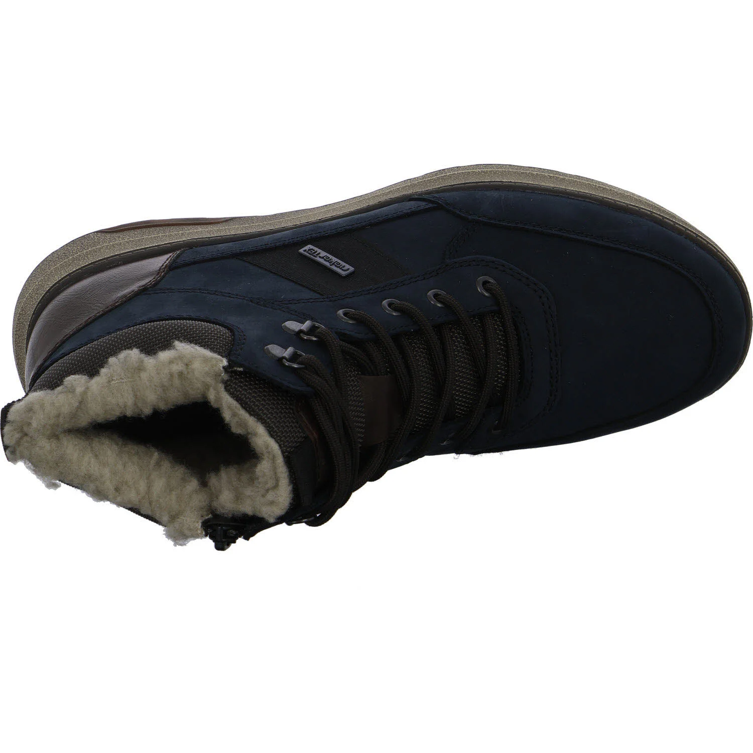 Rieker Herren Schnürstiefel warm B5546-14 B5546 pazifik/kastanie/schwarz-braun H (extra weit)