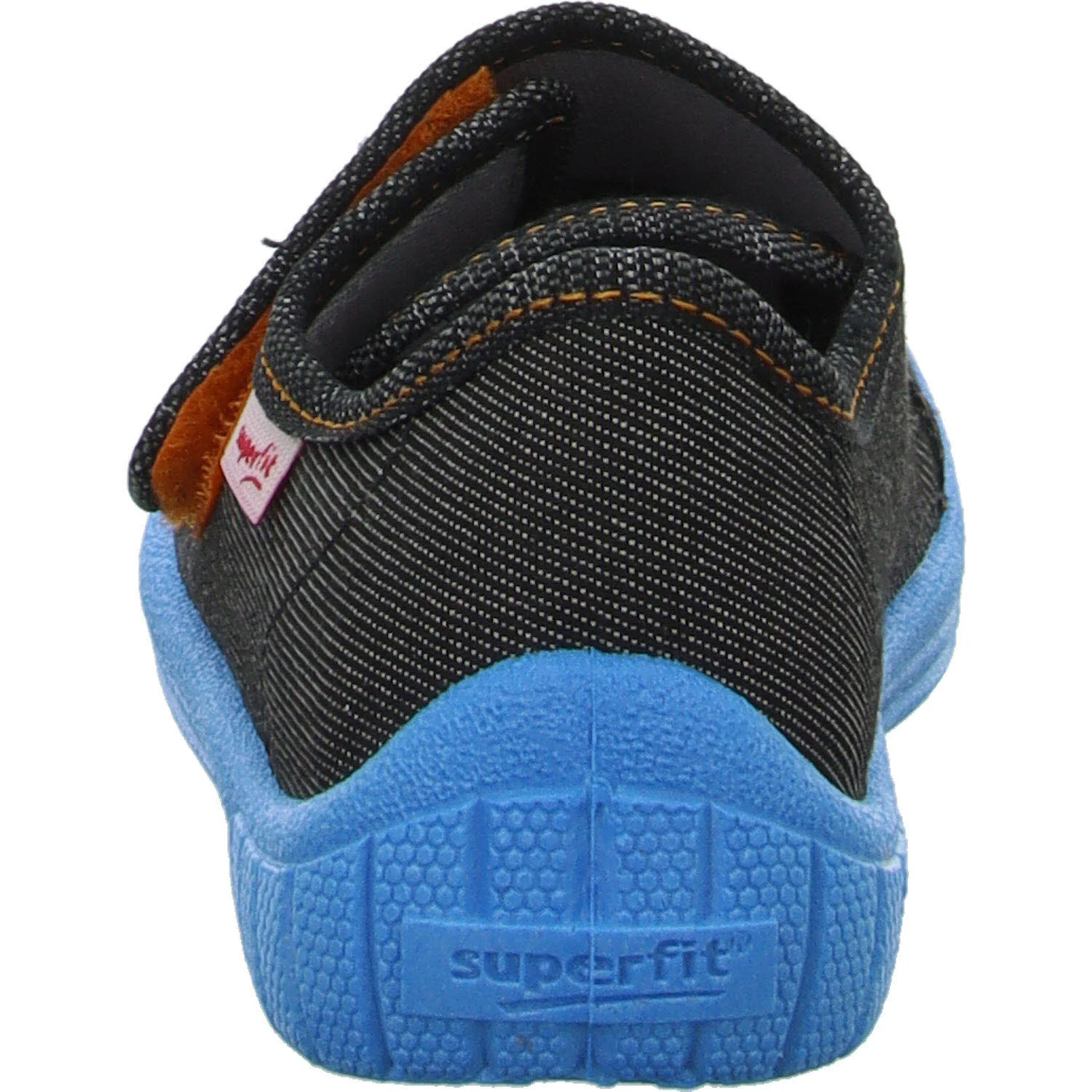 Superfit Kinder Hausschuhe 1-800271-0000 Bill grau/blau WMS mittel