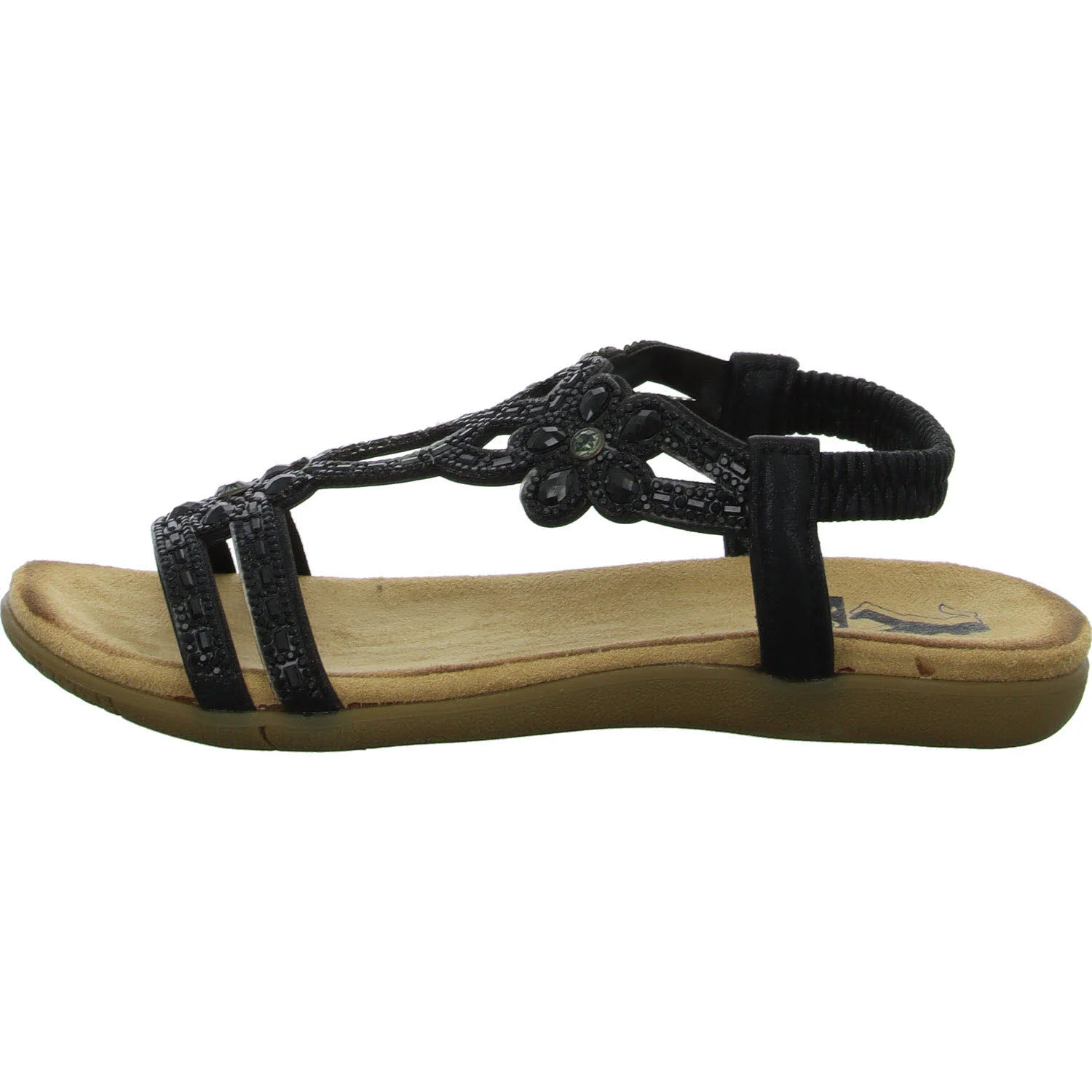 2go Fashion Damen Sandalen 8018802-9 8018802 schwarz normal