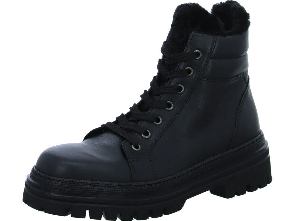 Element 1 von 8 (Bild) – Gabor Damen Schnürstiefel warm 31.725.27 31.725 schwarz F (schmal/normal)