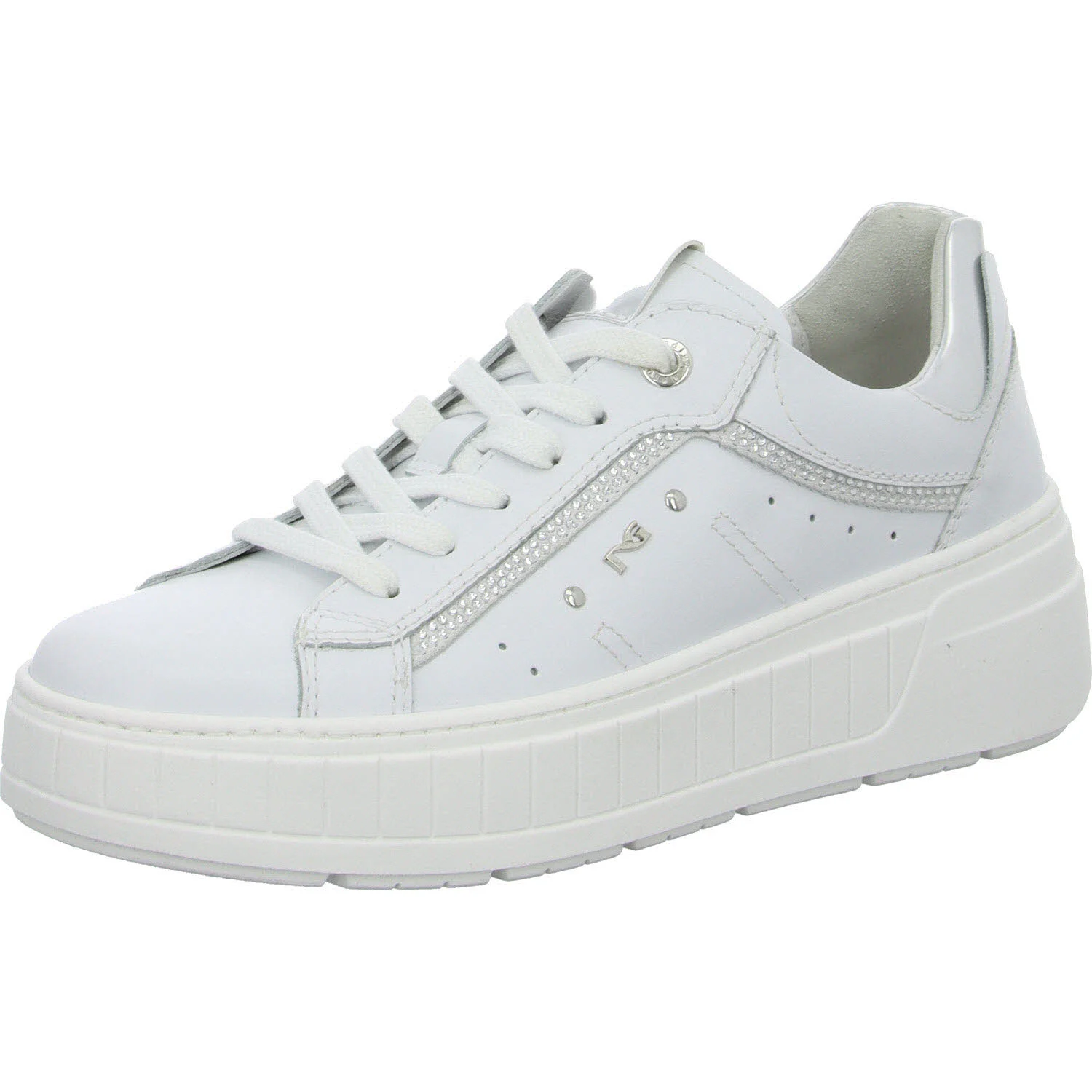 NeroGiardini Damen Schnürschuhe E513093D 707 E513093D bianco normal