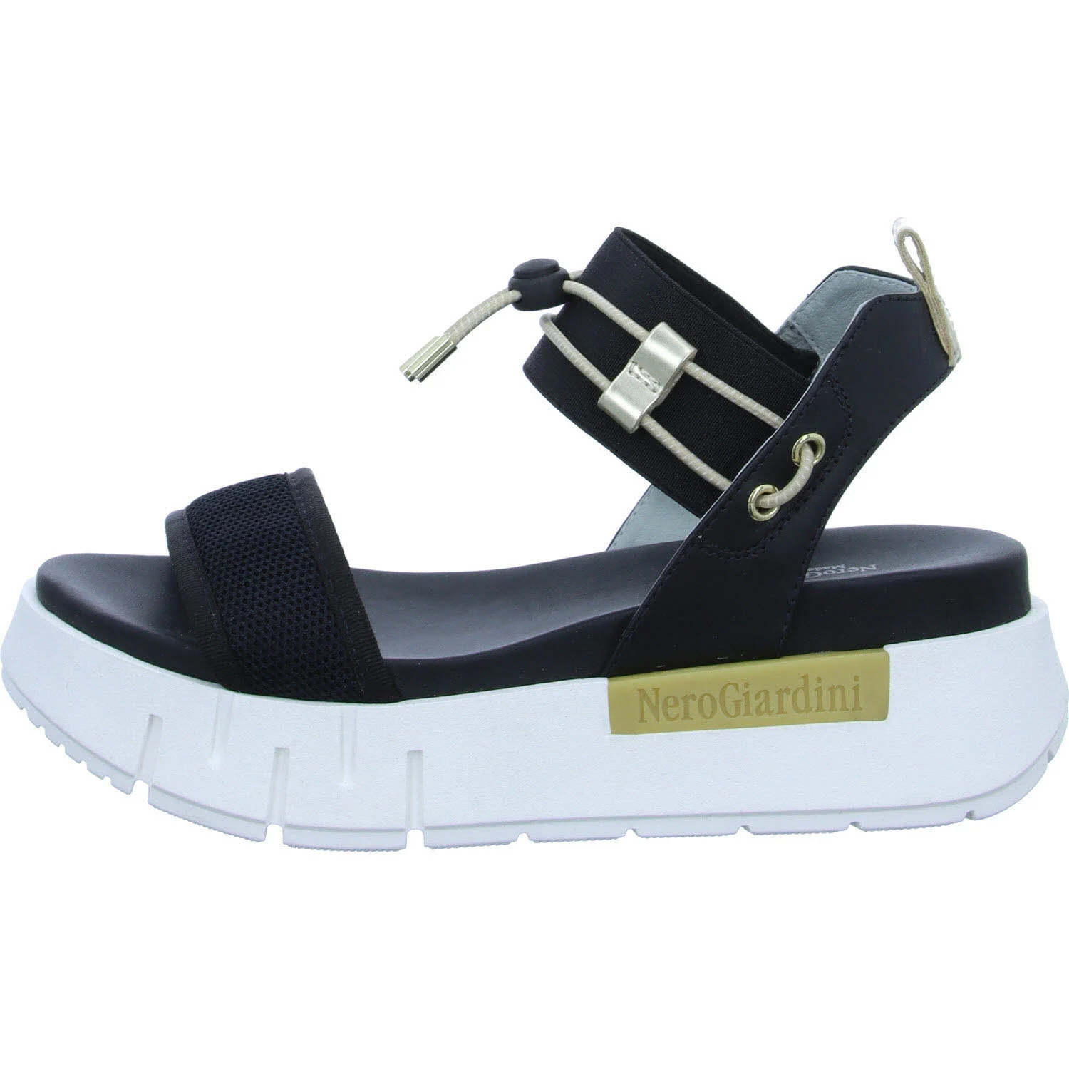 NeroGiardini Damen Sandalen E410700D 100 E410700D nero normal