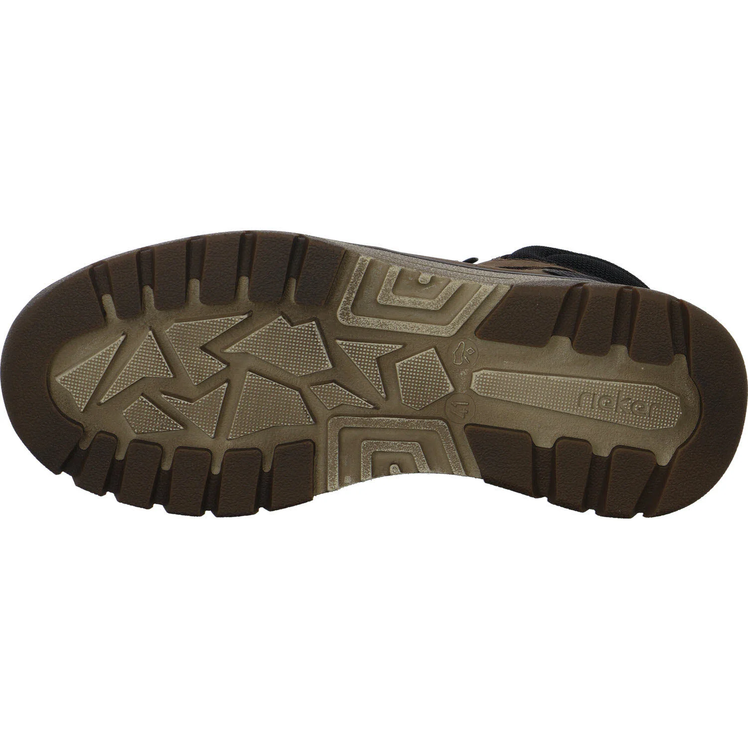 Rieker Herren Schnürstiefel warm B9310-24 B9310 schwarz/cigar/schwarz H (extra weit)