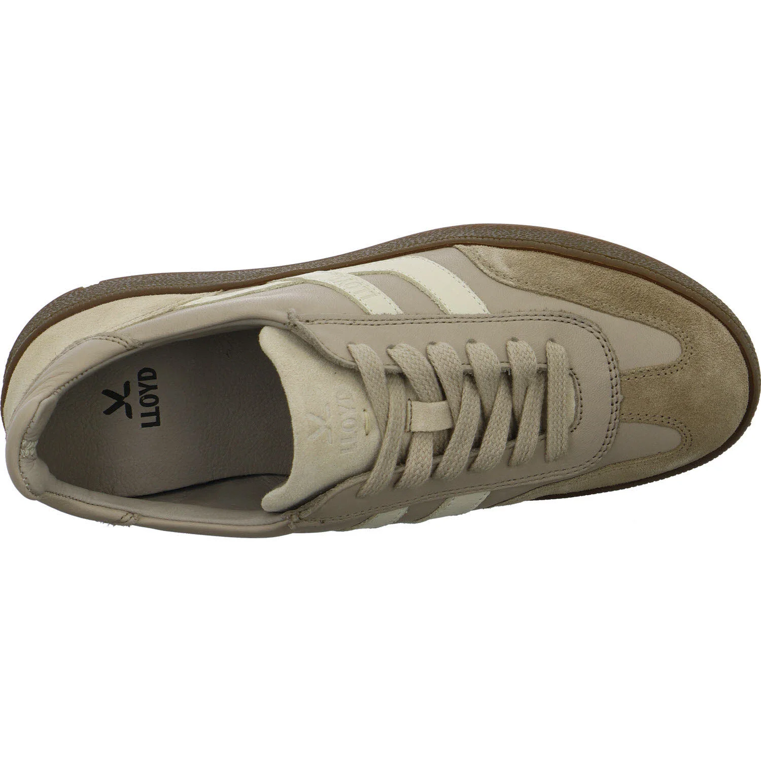 Lloyd Damen Schnürschuhe 2610431 Brava 1 - warm taupe/nude/cigar F 1/2 (normal)