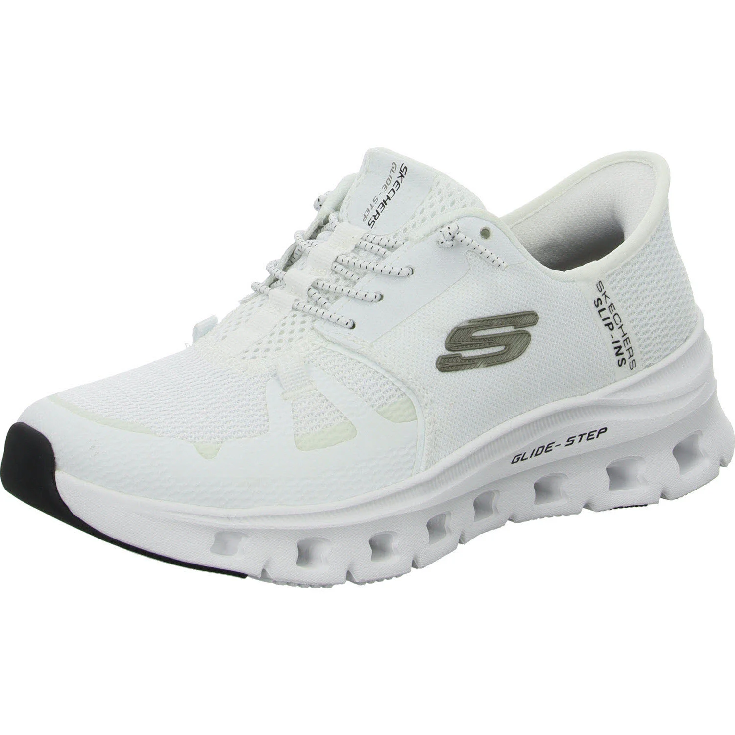 Element 2 von 8 (Bild) – Skechers Damen Slipper 150420 WHT Glide-Step Pro white normal