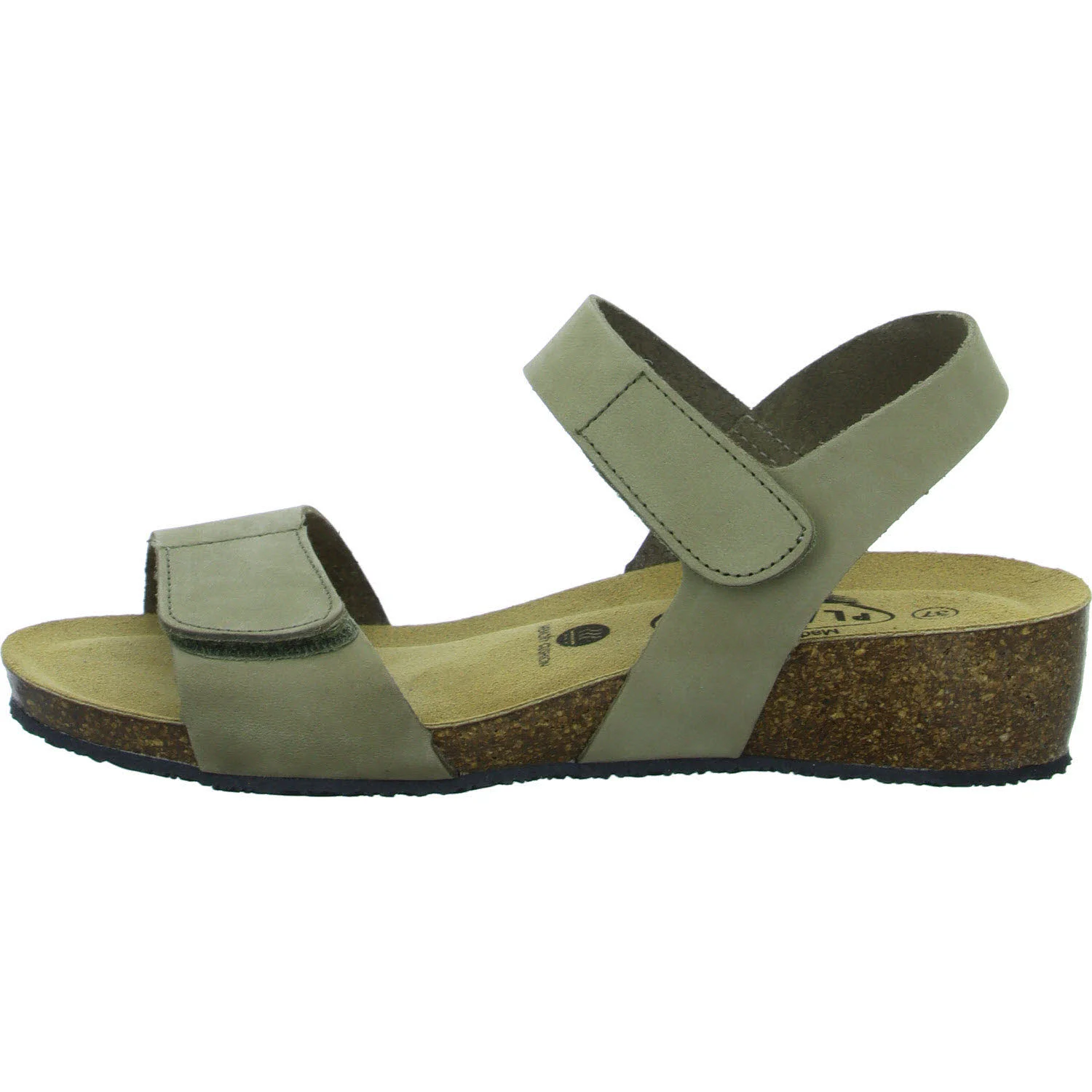 Plakton Damen Sandalen 775893 Norita 775893 Oliva normal
