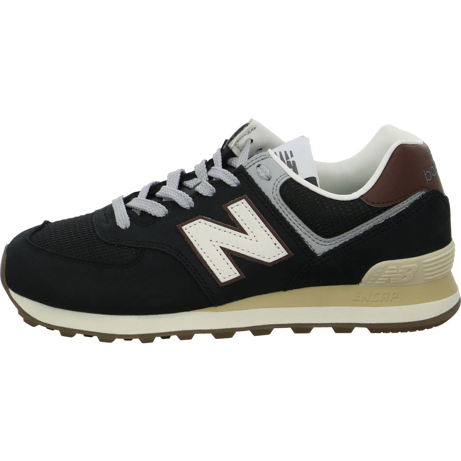 New Balance Herren Schnürschuhe U5748SB 574 brown/dark silver metallic normal