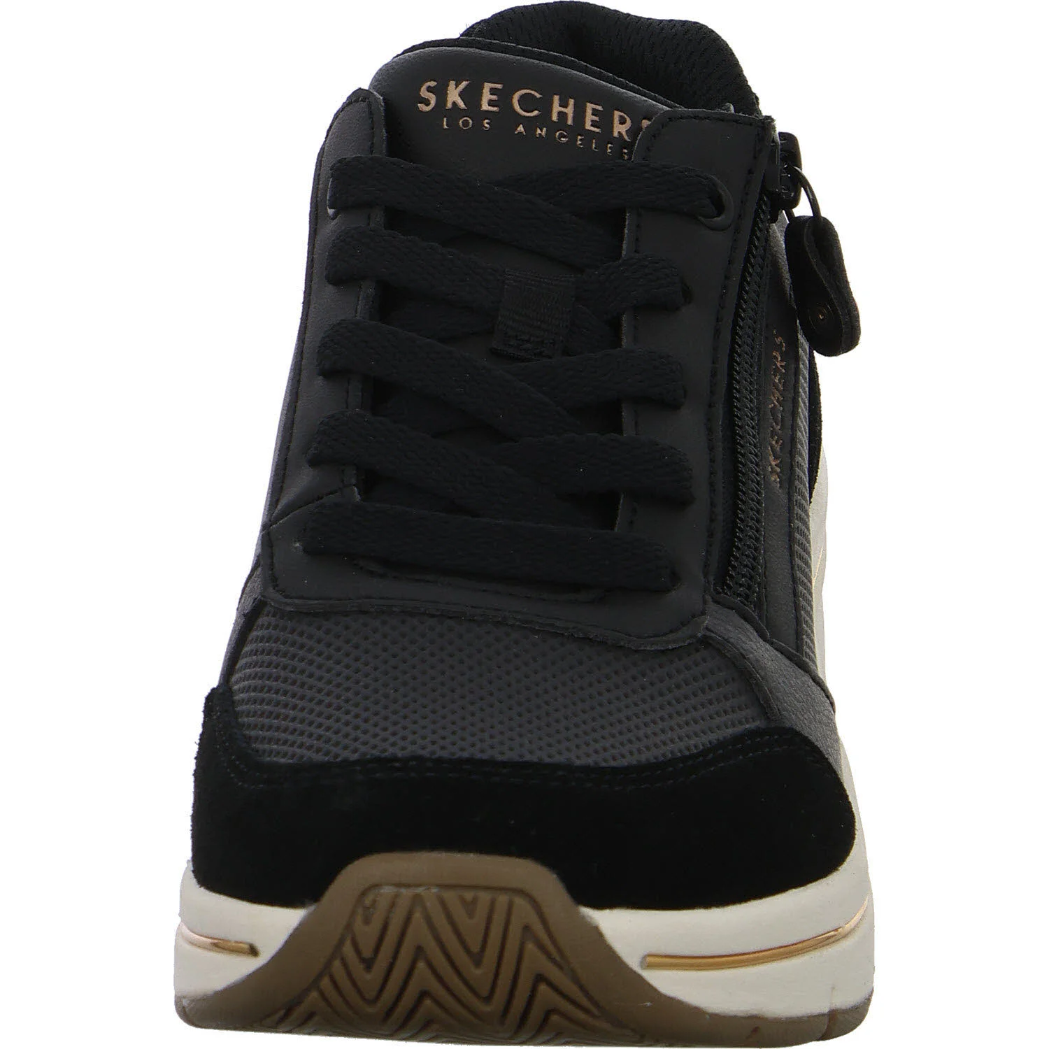 Skechers Damen Schnürschuhe 190370 BLK Billion Flex - Luxe Up black normal