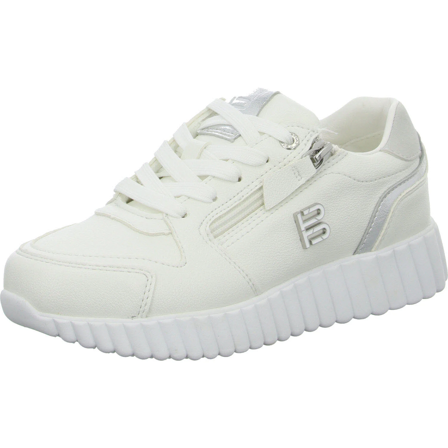 TT.Bagatt Damen Schnürschuhe D31AI6075050-2013 Carini white/silver normal