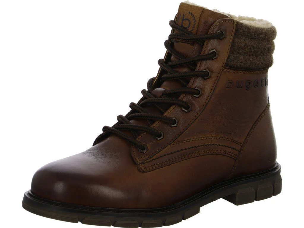 Bugatti men Herren Schnürstiefel warm 321AYG503200-6300 321AYG503200 cognac normal