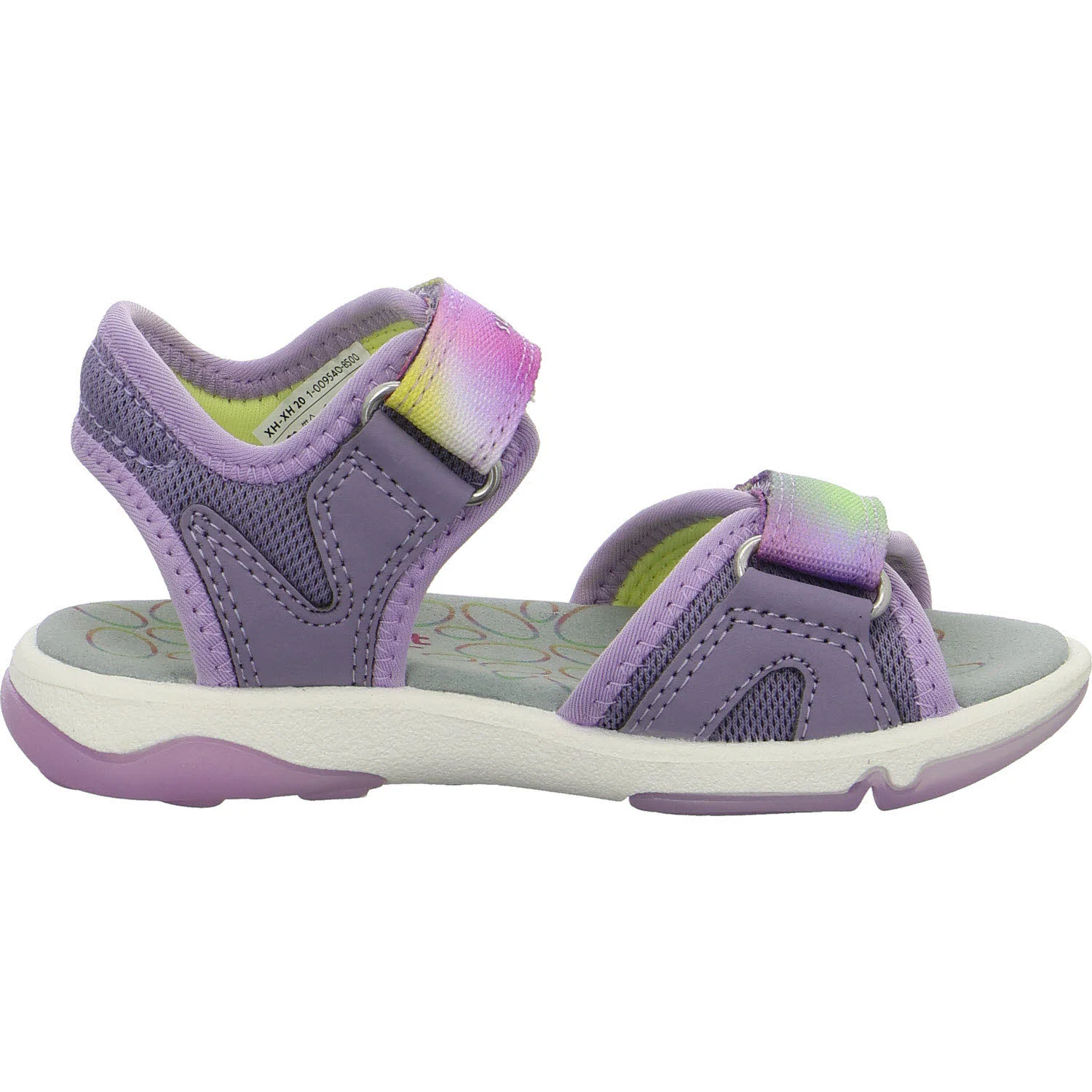 Superfit Kinder Sandalen 1-009540-8500 Pebbles lila WMS mittel