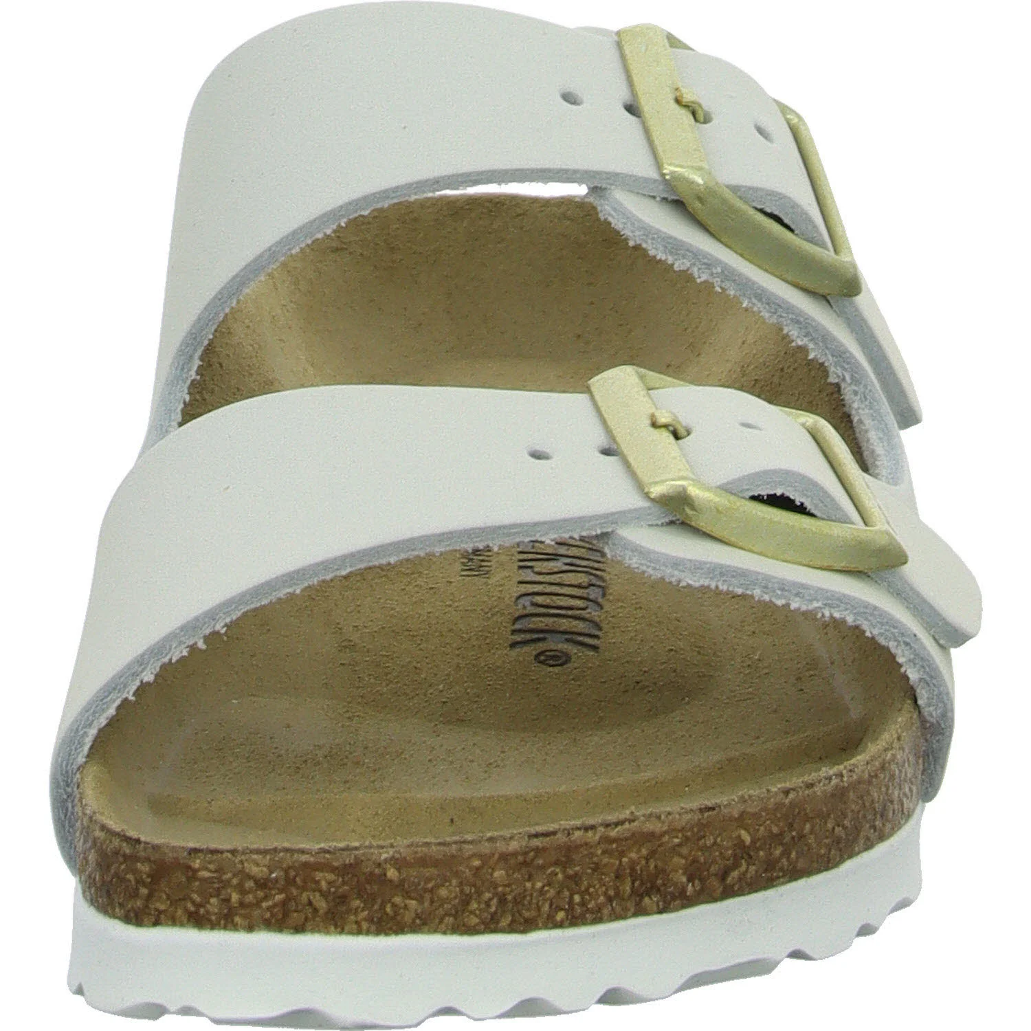 Element 3 von 8 (Bild) – BIRKENSTOCK Pantoletten 1029475 Arizona antique white schmal