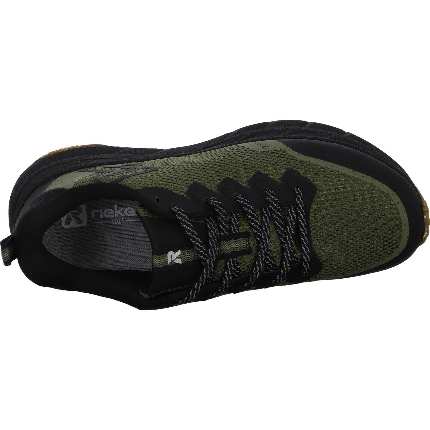 Rieker Herren Schnürschuhe U4501-55 U4501 negro/olive/liane/schwarz G 1/2 (weit)