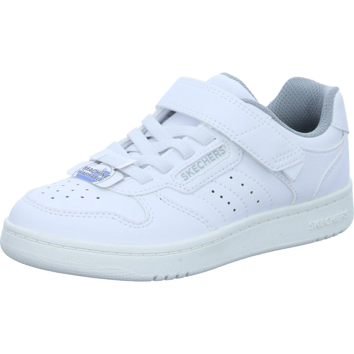 Element 2 von 8 (Bild) – Skechers Kinderschuh zum Schlupfen 405638L WHT Quick Street white normal