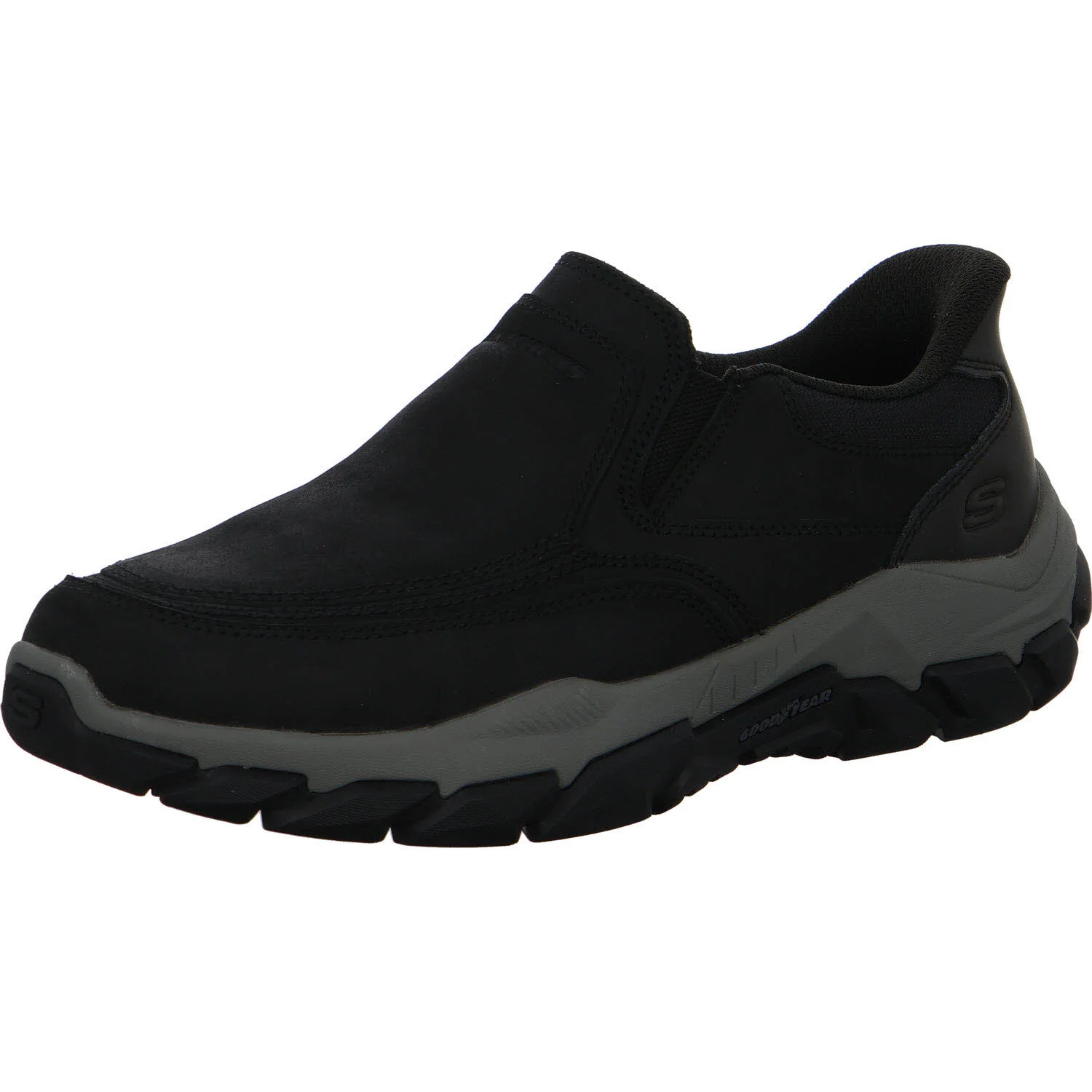 Skechers Herren Slipper 205680 BLK Santoro - Archaic black normal