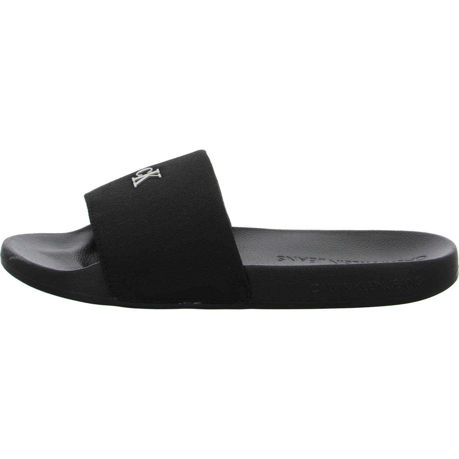 Calvin Klein Damen Pantoletten YW0YW017130GJ SLIDE MONOGRAM HARDWARE triple black normal