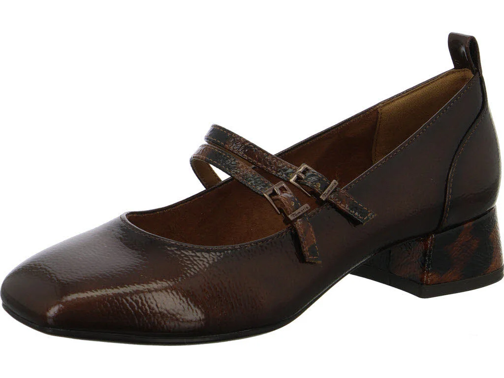 Tamaris Damen Spangenschuhe 1-22318-43/398 1-22318-43 brown comb normal