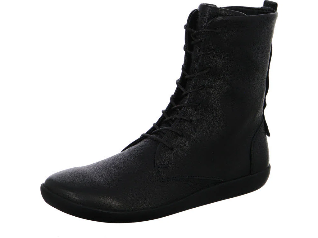 Think Damen Schnürstiefel 3-001248-0000 Nature schwarz F 1/2 (normal)