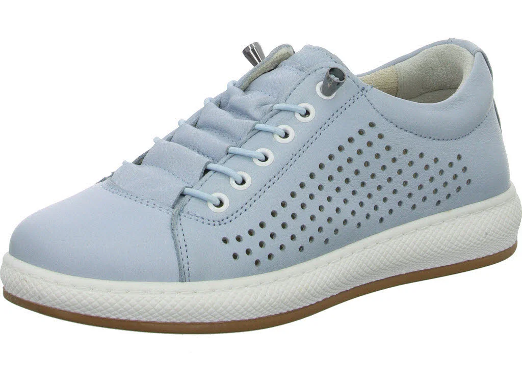 Andrea Conti Damen Slipper 0671000/828 0671000 pastellblau/weiss normal