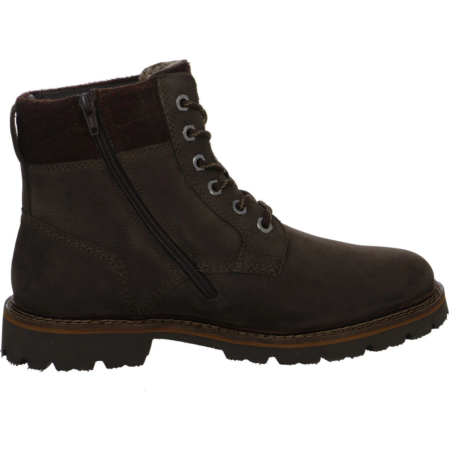 Sioux Herren Schnürstiefel warm 13021 Adalr.-704-Tex-Lf-H caffe/brown H (weit)