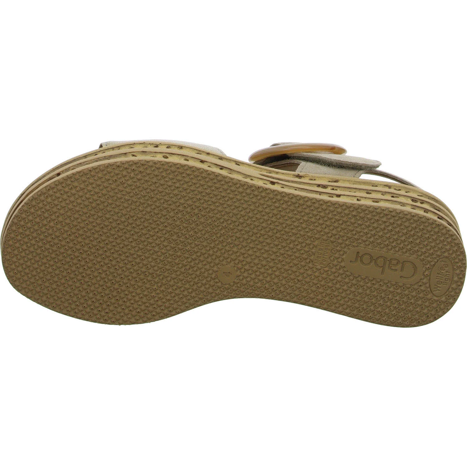 Gabor Damen Sandalen 84.550.62 84.550 puder/rabbit F (schmal/normal)
