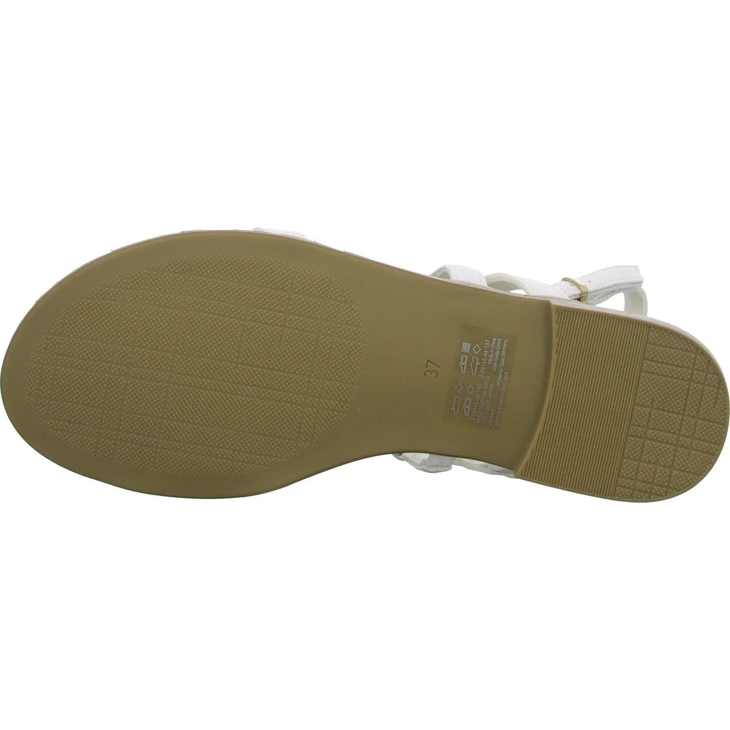 Element 5 von 8 (Bild) – Marco Tozzi Damen Sandalen 2-28145-44/197 2-28145-44 white comb normal