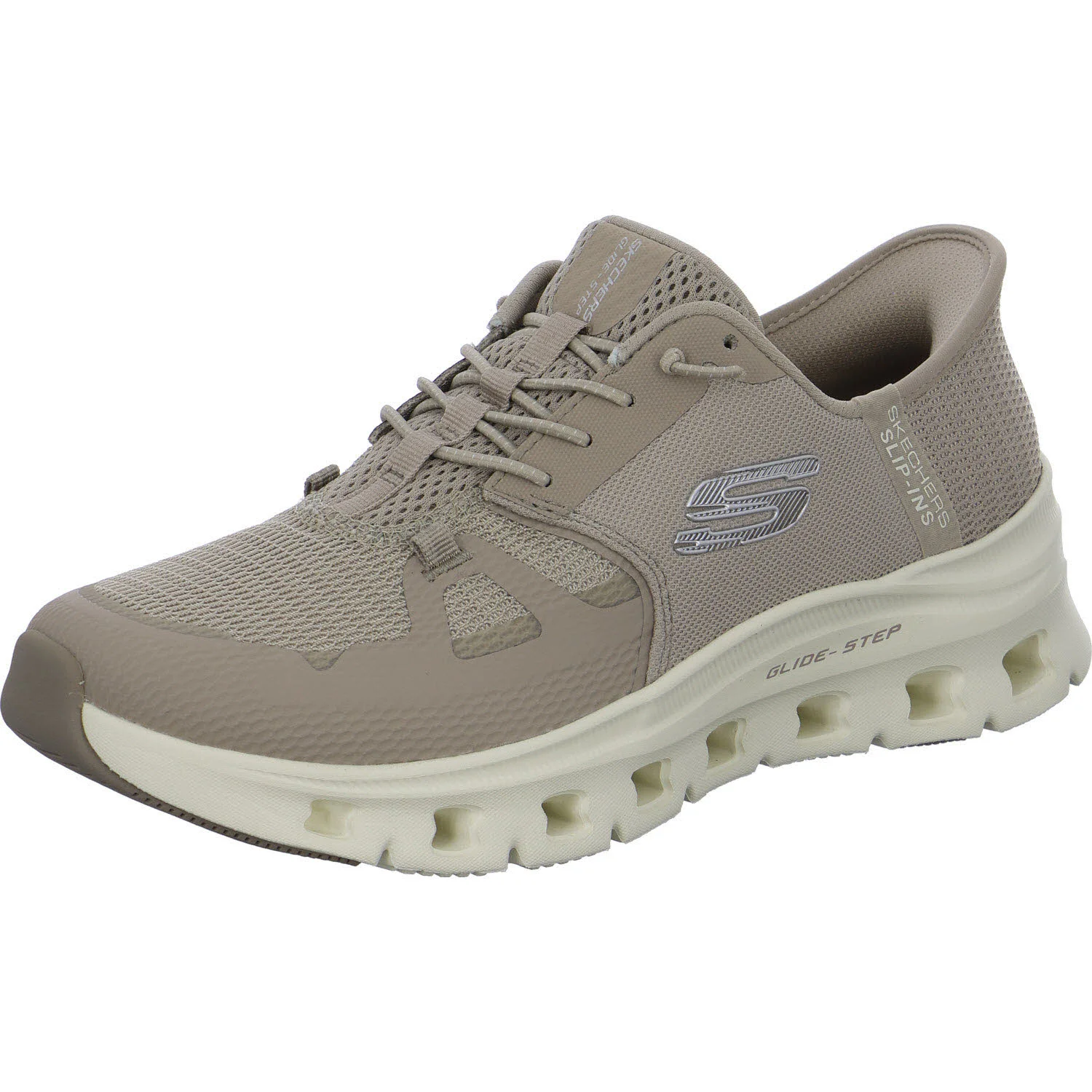 Element 2 von 8 (Bild) – Skechers Damen Slipper 150420 TPE Glide-Step Pro taupe normal