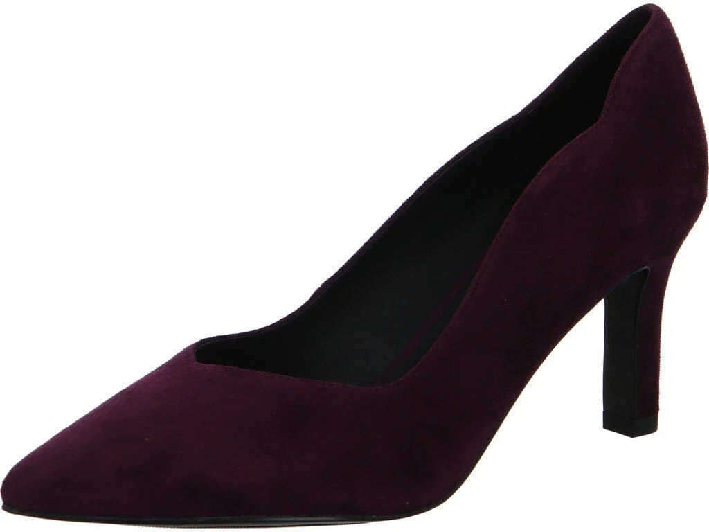 Peter Kaiser Damen Pumps 9-72442-44-549 9-72442-44 bordeaux suede F 1/2 (normal)