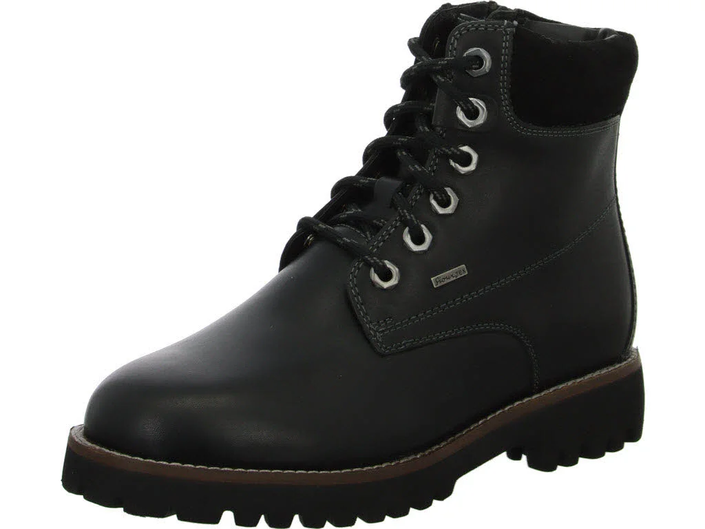 Sioux Damen Schnürstiefel warm 40770 Elmiana-702 schwarz G (normal)