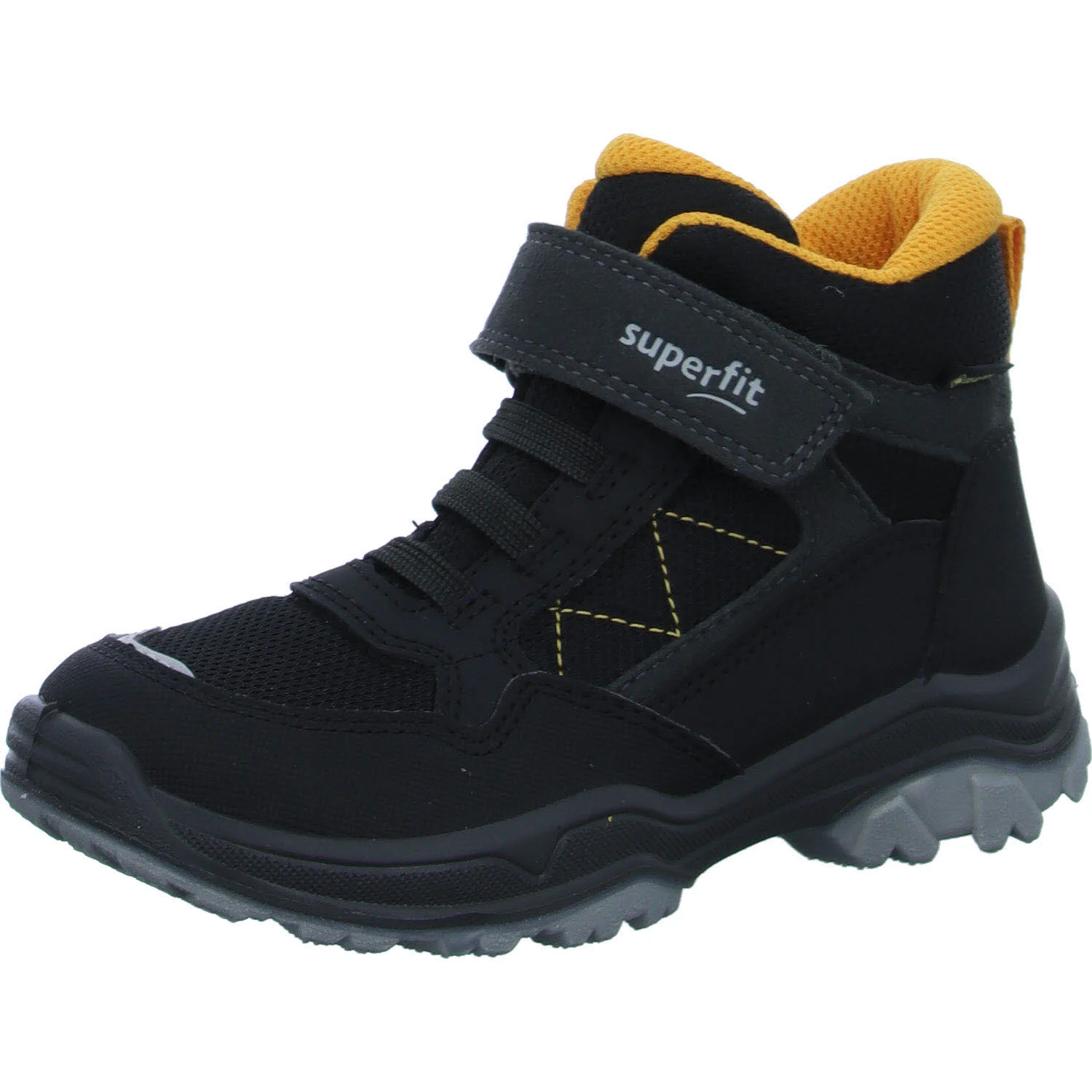 Element 2 von 8 (Bild) – Superfit Kinder Winterstiefel 1-000065-0015 Jupiter SCHWARZ/ORANGE WMS weit