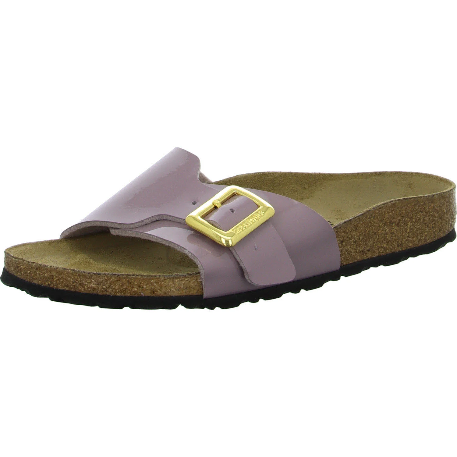 Element 2 von 8 (Bild) – BIRKENSTOCK Pantoletten 1029389 Catalina Cushion Buckle patent faded purple schmal